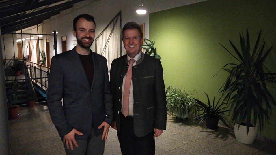In der Stichwahl in Altdorf: Helmut Maier und Sebastian Stanglmaier