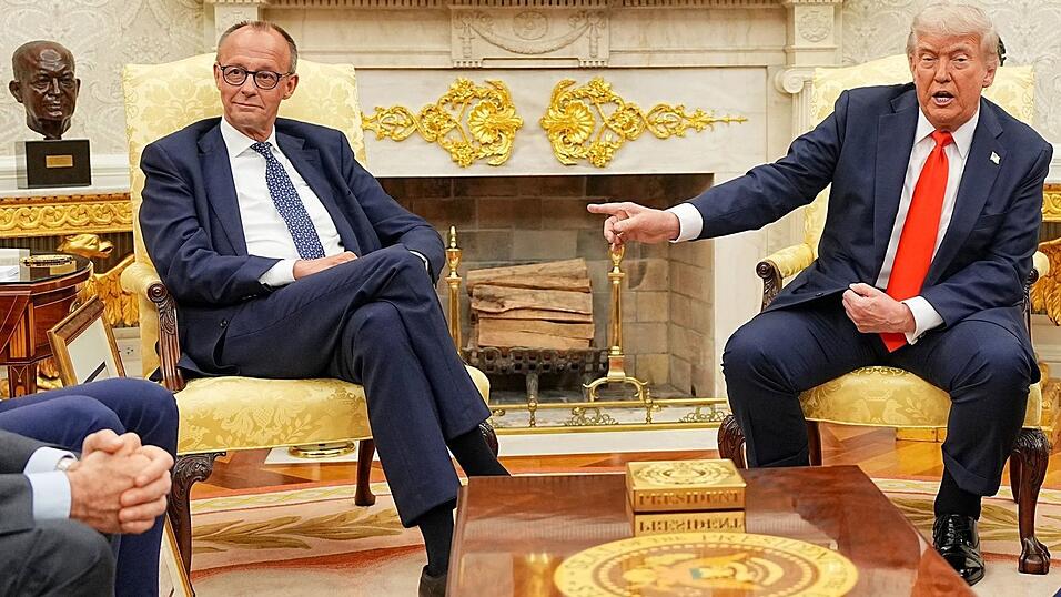 Sieht in europ&auml;ischen Spitzenpolitikern wie Friedrich Merz offensichtlich eine indirekte Gefahr f&uuml;r amerikanische Interessen: US-Pr&auml;sident Donald Trump. (Archivbild)