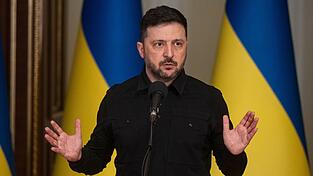 Der ukrainische Pr&auml;sident Wolodymyr Selenskyj hat eine Waffenruhe angek&uuml;ndigt. (Archivbild)