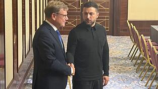 Bundesau&szlig;enminister Johann Wadephul (CDU) erwartet, dass die Ukraine den russischen Angriffskrieg gegen die Ukraine gewinnt. (Archivbild)