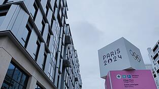 Die Stadt Saint-Denis im Norden vor Paris liegt nur wenige Gehminuten vom 'Dorf der Athleten'.