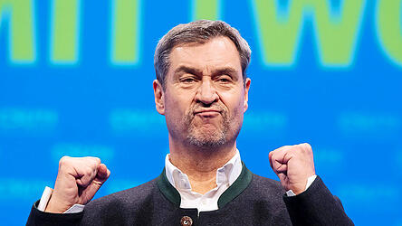 Markus S&ouml;der wird in der Passauer Dreil&auml;nderhalle betonen, dass die CSU die Partei Bayerns ist.