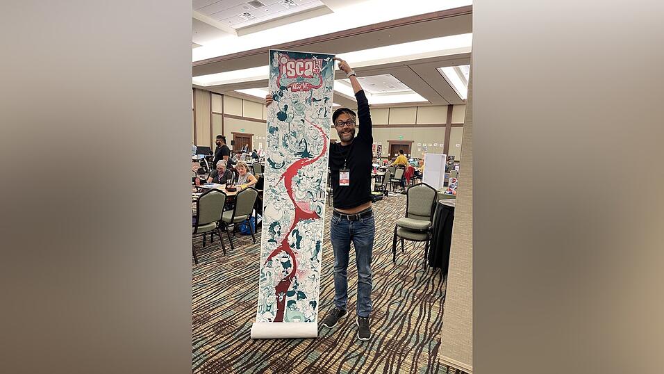 F&uuml;r den Wettbewerb hat Daniel Stieglitz ein Wimmelbild geschaffen.