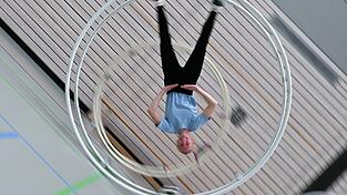 Im Rhönradturnen gibt es drei Disziplinen.