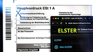 Am 1. Juli startet die Steuererkl&auml;rung mit einem Klick. (Symbolbild)