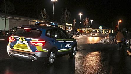Die Polizei begleitete den Spaziergang.