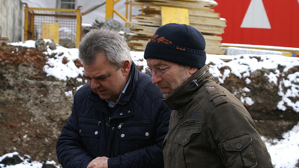 Aufregende Funde machten die Arch&auml;ologen am Kollerparkplatz. (Fotos: r&uuml;d)