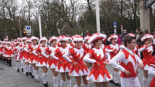Immer wieder f&uuml;hrten 2023 verschiedene Garden vor den Zuschauern kurze T&auml;nze auf und bewiesen so ihr K&ouml;nnen.