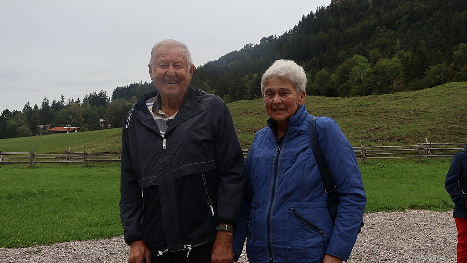 Friedrich und Theresia Meindl waren heuer zum ersten Mal dabei. Friedrich und Theresia Meindl waren heuer zum ersten Mal dabei.