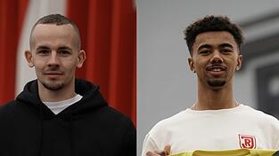 Zwei Neuzugänge für den Jahn: Sascha Hingerl (links) und Leon Wechsel (rechts). Zwei Neuzugänge für den Jahn: Sascha Hingerl (links) und Leon Wechsel (rechts).