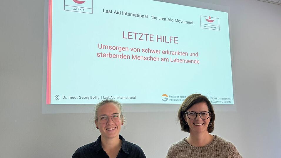 Letzte-Hilfe-Kurse gibt es inzwischen an vielen Orten in Deutschland (Archivbild) Letzte-Hilfe-Kurse gibt es inzwischen an vielen Orten in Deutschland (Archivbild)