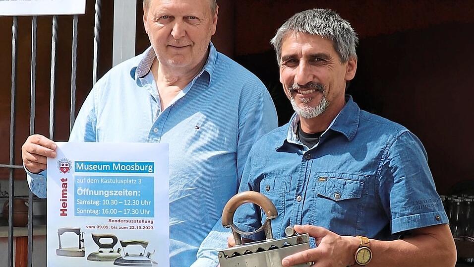 Museumsleiter Michael Kerscher (rechts) hat mit Leonhard Wimmer-Lauter personelle Verst&auml;rkung f&uuml;r das Heimatmuseum bekommen.