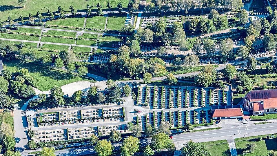 Das Luftbild zeigt die verschiedenen Erweiterungsflächen.