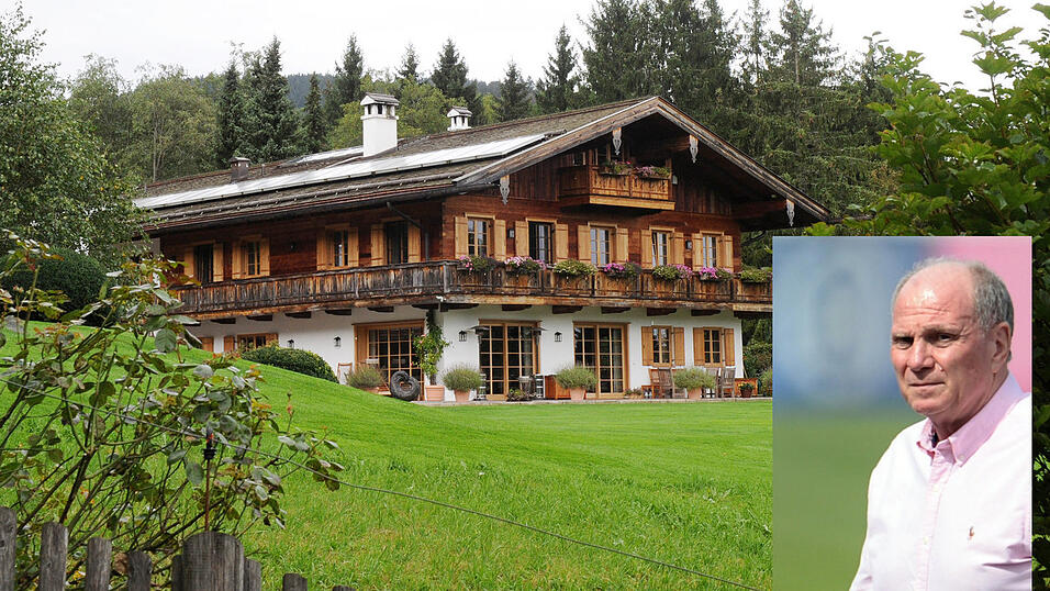 Sch&ouml;ne Aussicht: Uli Hoene&szlig; darf die Wochenenden ab sofort in seinem Haus am Tegernsee verbringen. (Fotos: dpa)