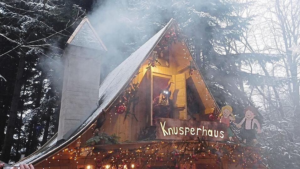 Wer sich ins Knusperhaus traut, bekommt frisches Schmalzgeb&auml;ck.