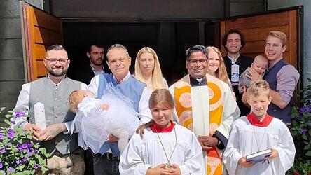 Zwei Kinder wurden am Sonntag in Miltach getauft.