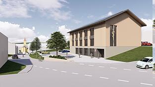 So soll das &Auml;rztehaus in Zandt aussehen.
