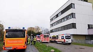 Mehrere Schüler wurden vorsorglich ins Krankenhaus gebracht.
