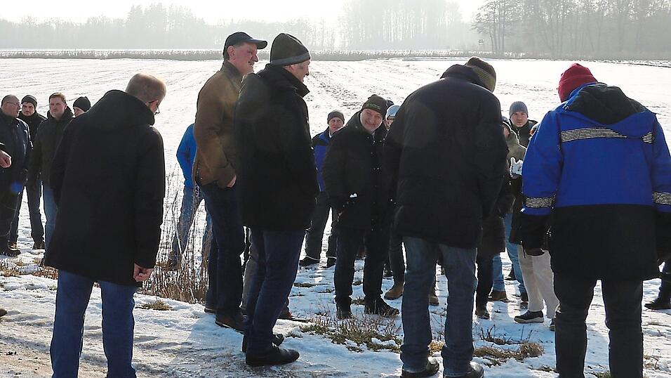 Gro&szlig;es Interesse bei der Bev&ouml;lkerung trotz eisiger Temperaturen