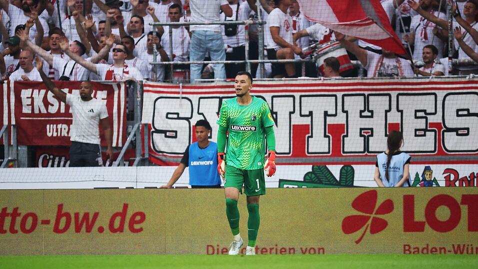 Patzte beim 1:1 der Schotten: SC-Neuzugang Mio Backhaus. Patzte beim 1:1 der Schotten: SC-Neuzugang Mio Backhaus.