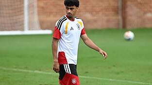 Steht vor einem Wechsel zum FC Bayern: Nathaniel Brown. (Archivbild) Steht vor einem Wechsel zum FC Bayern: Nathaniel Brown. (Archivbild)