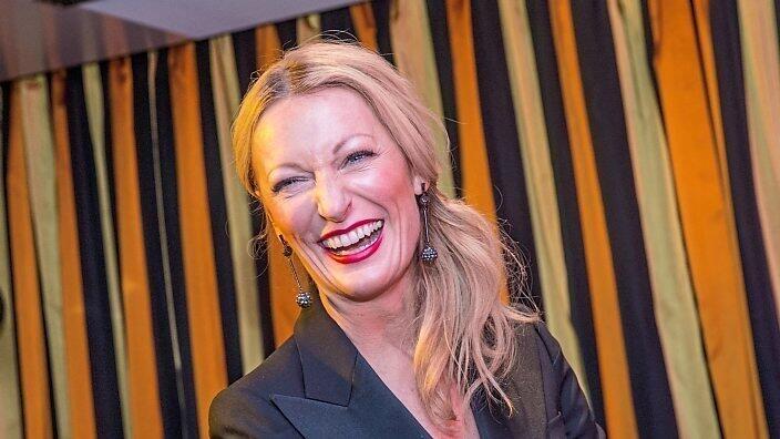 Monika Gruber spielte lieber ohne Presse.