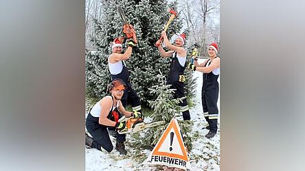 Ein Kalendermotiv der FFW Elisabethszell