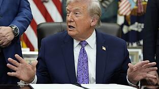 Donald Trump hat nach eigenem Bekunden KI-Software wie ChatGPT noch nicht benutzt. (Archivbild)