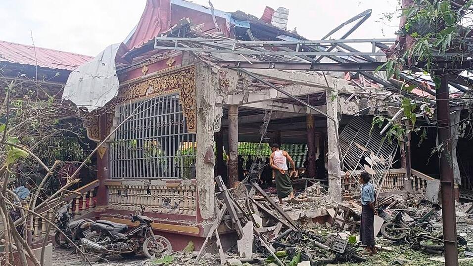 Die Junta fliegt regelm&auml;&szlig;ig schwere Luftangriffe auf die eigene Bev&ouml;lkerung. (Archivbild)