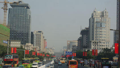 Auf dem Weg nach X'ian, der alten Kaiserstadt. Auf dem Weg nach X'ian, der alten Kaiserstadt.