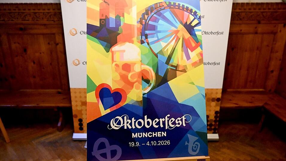 Das offizielle Motiv zum Oktoberfest 2026. (Archivbild)