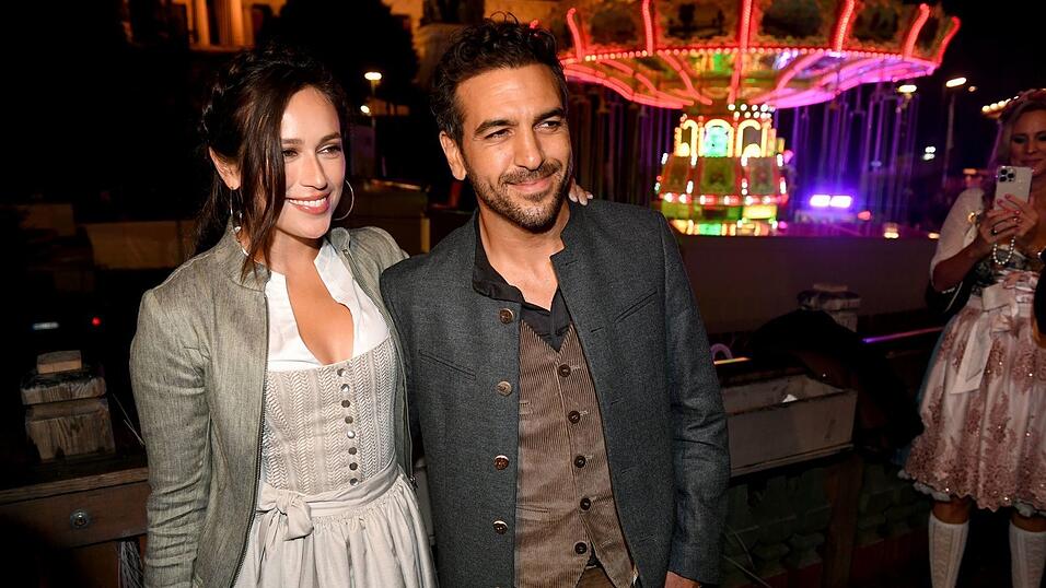 Waren 2022 noch gemeinsam auf dem Oktoberfest unterwegs: Elyas M'Barek und seine Frau Jessica. (Archivbild)