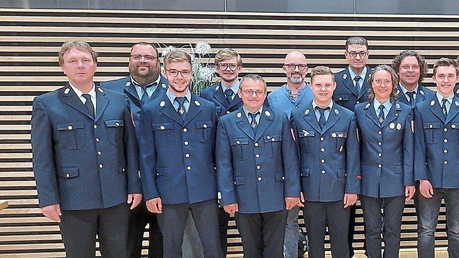 Im Rahmen der Versammlung wurden auch Ehrungen und Beförderungen ausgesprochen.