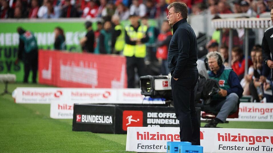 Wolfsburgs Trainer Dieter Hecking.