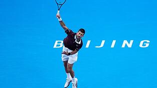 Novak Djokovic gewinnt das Finale in Peking. Novak Djokovic gewinnt das Finale in Peking.