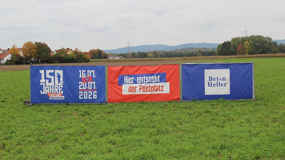 Die Festplatz-Werbung der Freiwilligen Feuerwehr