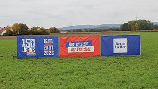 Die Festplatz-Werbung der Freiwilligen Feuerwehr