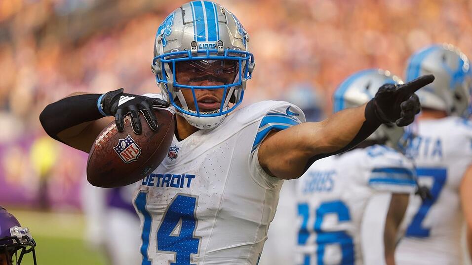 Amon-Ra St. Brown spielt seit 2021 f&uuml;r die Detroit Lions in der NFL. (Archivbild)