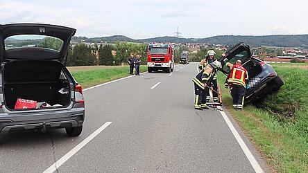 Ein Vorfahrtsunfall hat sich bei Faustendorf ereignet.