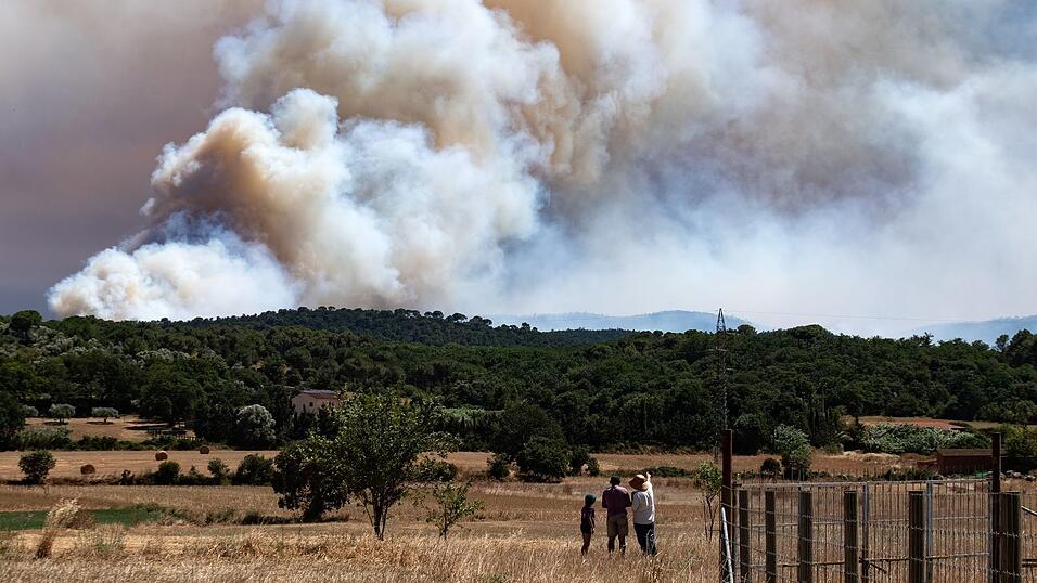 Ein Waldbrand im Nordosten Spaniens hat bisher fast 1.300 Hektar zerstört. Ein Waldbrand im Nordosten Spaniens hat bisher fast 1.300 Hektar zerstört.