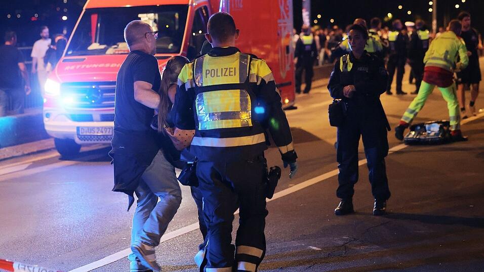 Auch die Polizei war vor Ort.