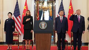 Trump und Xi haben sich im Weißen Haus getroffen. Trump und Xi haben sich im Weißen Haus getroffen.