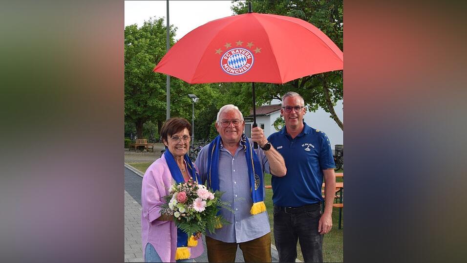 Erika Heim, Schirmherr Hans Heim und Abteilungsleiter Alexander Schultz. Erika Heim, Schirmherr Hans Heim und Abteilungsleiter Alexander Schultz.