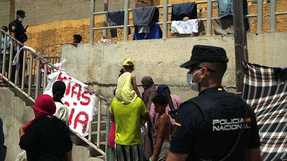 Die Lage in Ceuta bleibt angespannt. (Archivbild) Die Lage in Ceuta bleibt angespannt. (Archivbild)