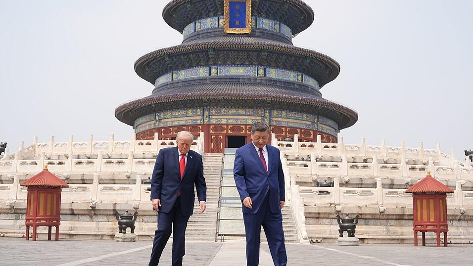 Xi brachte Trump an bedeutende Orte Pekings (Archivbild). Xi brachte Trump an bedeutende Orte Pekings (Archivbild).
