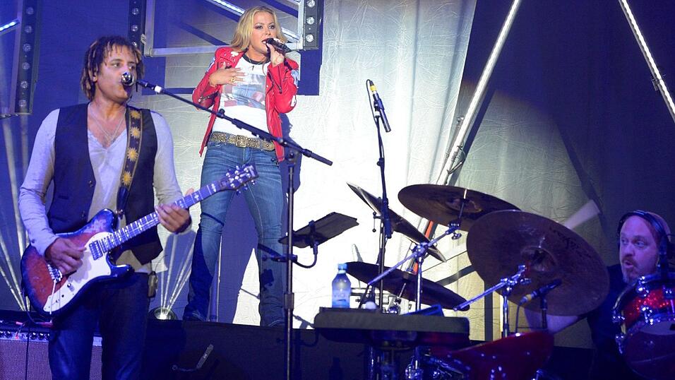 Anastacia rockte das Bluetone-Zelt. Anastacia rockte das Bluetone-Zelt.