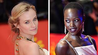 Zwei Darstellerinnen der Helena: Diane Kruger (l) und Lupita Nyong'o. (Archivbilder)