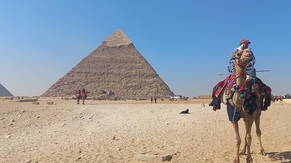 Die faszinierenden Pyramiden von Gizeh.