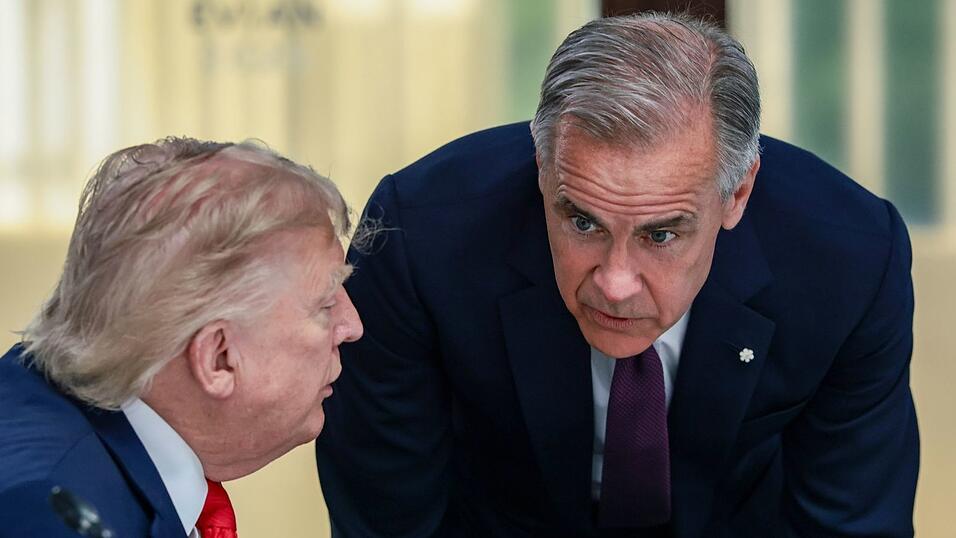 US-Präsident Donald Trump und Carney standen zuletzt auf Kriegsfuß. (Archivbild) US-Präsident Donald Trump und Carney standen zuletzt auf Kriegsfuß. (Archivbild)