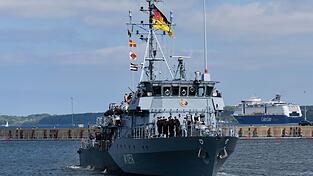Sollte Deutschland sich an einer Milit&auml;rmission beteiligen, geh&ouml;rt das Minenjagdboot Fulda zum deutschen Beitrag.